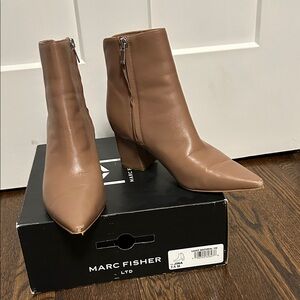 Marc Fisher Women's Brown Ankle Booties